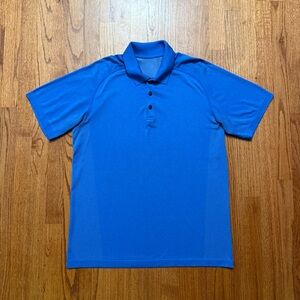 Lululemon Evolution Short-Sleeve Bright Blue Polo Shirt size XL